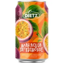 Dietz Saftschorle Maracuja 0,33L Dose