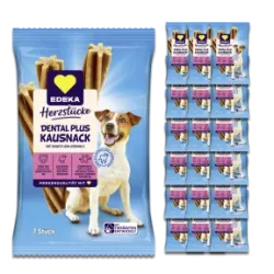 EDEKA Herzstücke I Love Dental Plus Kausnack 18x7 Stück