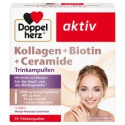 Doppelherz Kollagen+Biotin+Ceramide Trinkampullen 10ST 250ML