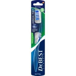 Dr. Best Zahnbürste Classic Hoch-Tief mittel 1ST