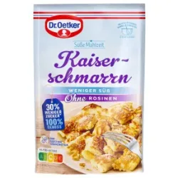 Dr.Oetker Kaiserschmarrn weniger süß ohne Rosinen 141G