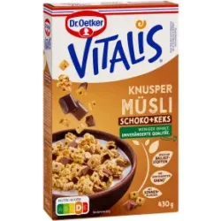 Dr.Oetker Vitalis Knuspermüsli Schoko Keks 430G