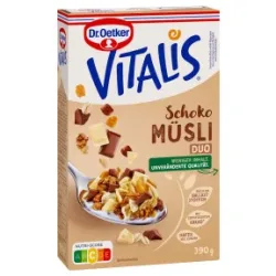 Dr.Oetker Vitalis Schoko Duo Müsli 390G