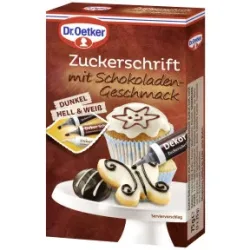 Dr.Oetker Zuckerschrift mit Schokoladengeschmack 75G - Abverkauf