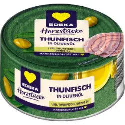 EDEKA MSC Herzstücke Thunfischstücke in Olivenöl 160G