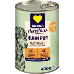 EDEKA Herzstücke Naturals Monoprotein Huhn Hundefutter 400g