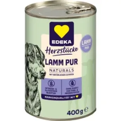 EDEKA Herzstücke Naturals Monoprotein Lamm Hundefutter 400g