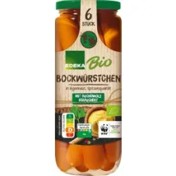EDEKA Bio Bockwürstchen 6ST 395G