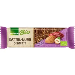 EDEKA Bio Nuss Dattel Fruchtschnitte 60G