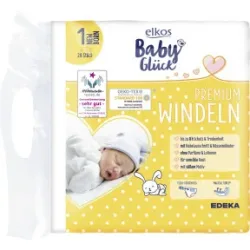 elkos Baby Glück Premium Windeln 1 Newborn 2-5KG 28ST