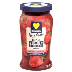 EDEKA Herzstücke Feines Fruchtmousse Erdbeer 300G