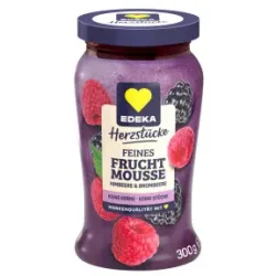 EDEKA Herzstücke Feines Fruchtmousse Himbeer & Brombeer 300G