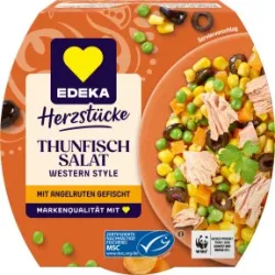 EDEKA Herzstücke Thunfischsalat Western Style 160G