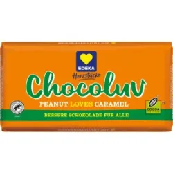 EDEKA Herzstücke Chocoluv Erdnuss Karamell Vollmilch 150G