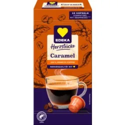 EDEKA Herzstücke Kaffeekapseln Karamell 10ST 50G