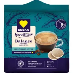 EDEKA Herzstücke Kaffeepads Balance 16ST 112G