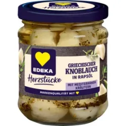 EDEKA Herzstücke Knoblauch in Kräuter Marinade 185G