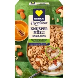 EDEKA Herzstücke Knuspermüsli Honig-Nuss 500G
