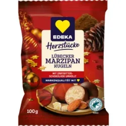 undefined, EDEKA Herzstücke Lübecker Edelmarzipan Kugeln 100G