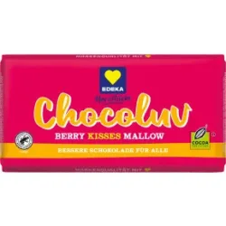 EDEKA Herzstücke Chocoluv Rote Früchte Marshmallow Zartbitter 150G