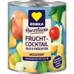 EDEKA Herzstücke 5-Fruchtcocktail gezuckert 820G