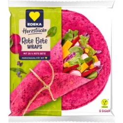 EDEKA Herzstücke Rote-Beete-Wraps 370 g