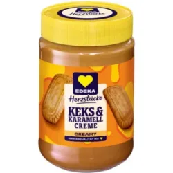 EDEKA Herzstücke Keks & Karamell Creme Creamy 400G