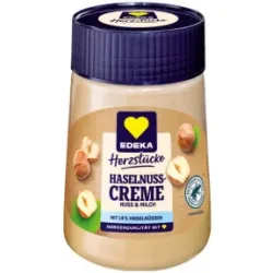 EDEKA Herzstücke Milch-Haselnusscreme 400G