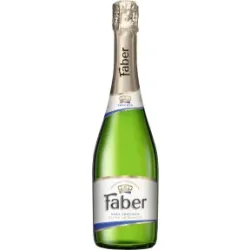 Faber Sekt trocken 0,75L - Etikett verschmutzt/beschädigt