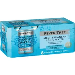 Fever Tree Mediterranean Tonic Water 8x 150ML Dose