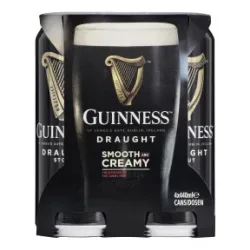 Guinness Draught mit Floating Widget Dose 4x 0,44L