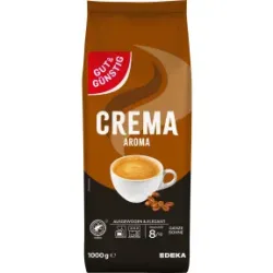 Gut & Günstig Caffe Crema Aroma ganze Bohnen 1KG