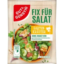 Gut & Günstig Fix für Salat Gartenkräuter 5ST 40G