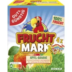 Gut & Günstig Fruchtmark Apfel-Banane 4ST 400G