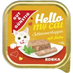 Gut & Günstig Hello My Cat Schlemmerhappen mit Geflügel 100G