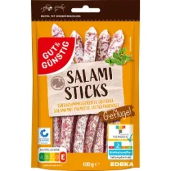 Gut & Günstig Salami Sticks Geflügel 100G