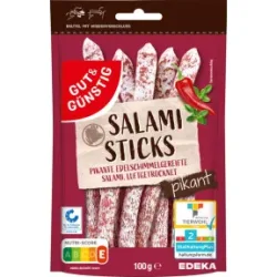 Gut & Günstig Salami Sticks Paprika 100G