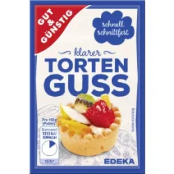 Gut & Günstig Tortenguss klar 6ST 72G