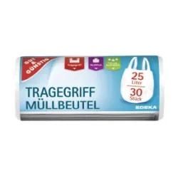 Gut & Günstig Tragegriff Müllbeutel 25L 30ST