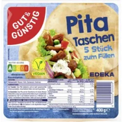 Gut & Günstig Pita-Taschen 5ST 400G