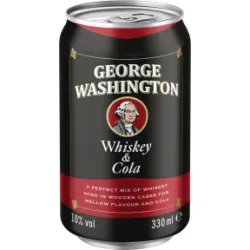 George Washington Whiskey & Cola 10% 0,33L