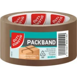 Gut & Günstig Packband braun 66mx50mm