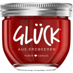 Glück Fruchtaufstrich Erdbeere 230G