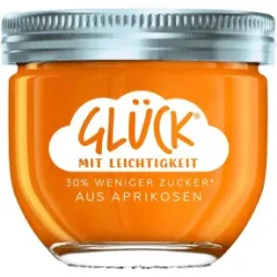 Glück Fruchtaufstrich Aprikose mit Leichtigkeit 230G