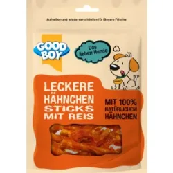 Good Boy Leckere Hähnchen Sticks mit Reis 90G