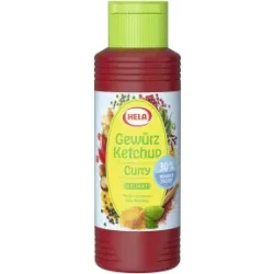 Hela Gewürz Ketchup Curry delikat 30% weniger Zucker 300ML