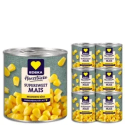 EDEKA Herzstücke Supersweet Mais 6x330G