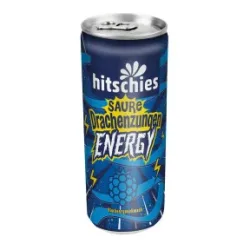 Hitschler Hitschies Saure Drachenzungen Energy Himbeergeschmack 0,25L Dose