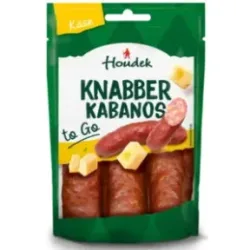 Houdek Knabber Kabanos Käse 80G