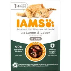 IAMS Advanced Nutrition Lamm & Leber in Gelee ab 1 Jahr 85G